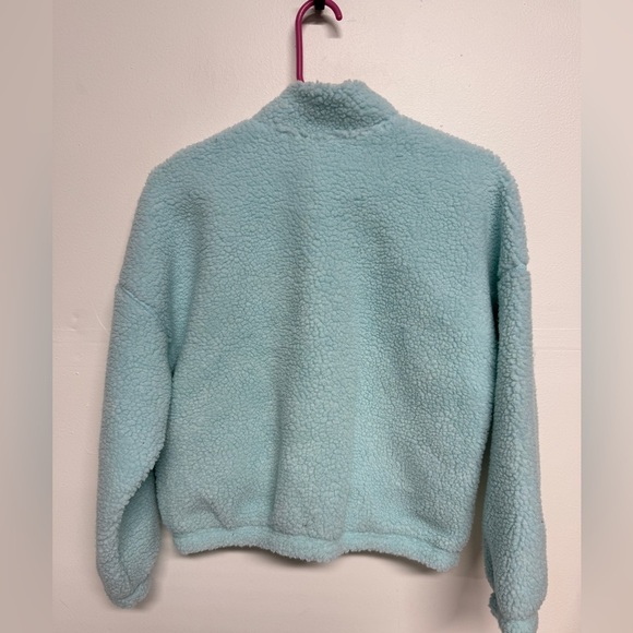 DSG Girls Cozy Fleece Full Zip Jacket Shoreside Blue XS (6-7) Kids - Picture 2 of 5